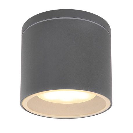 Vonkajšie svietidlo, hliník antracit, sklo priehľadné, IP44, Ø108, V:96, bez žiarovky 1xGX53, max. 1