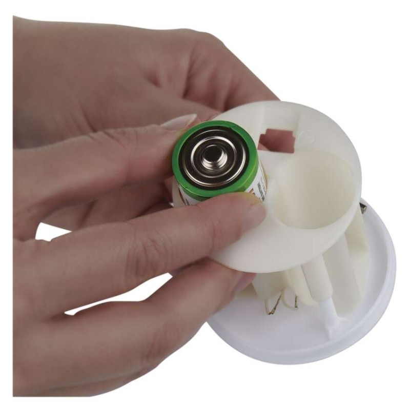 LED náhrobná sviečka, 12,5 cm, 2x C, vonkajšia aj vnútorná, vintage, časovač 11