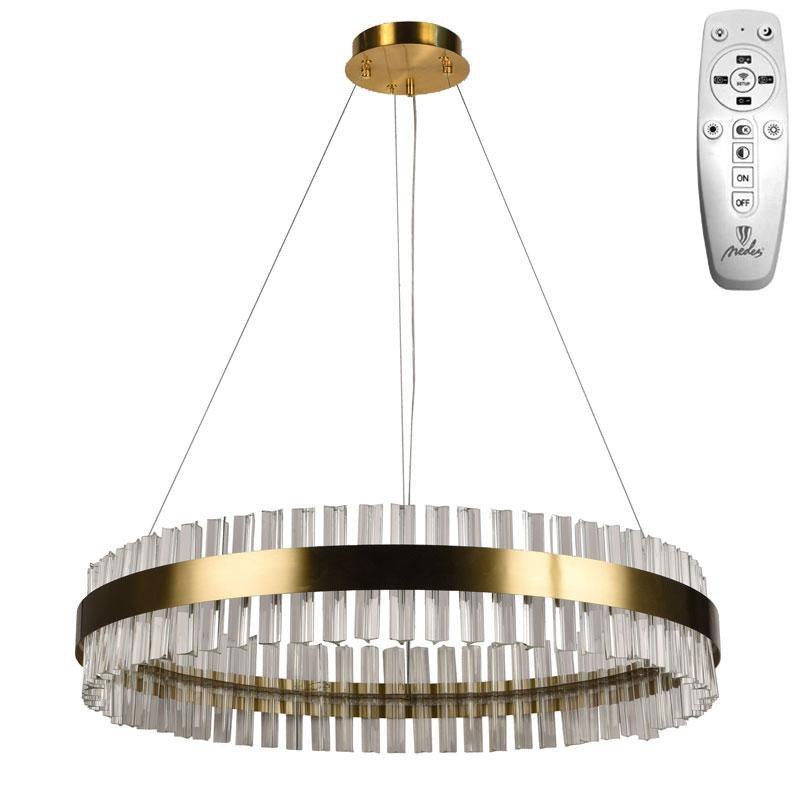 LED krištáľové svietidlo + diaľkový ovládač 55W - J6302/C 9
