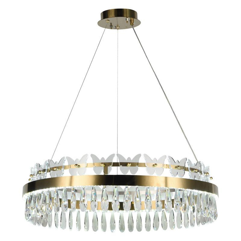 LED krištáľový luster + diaľkový ovládač 80W - J6341/C 2