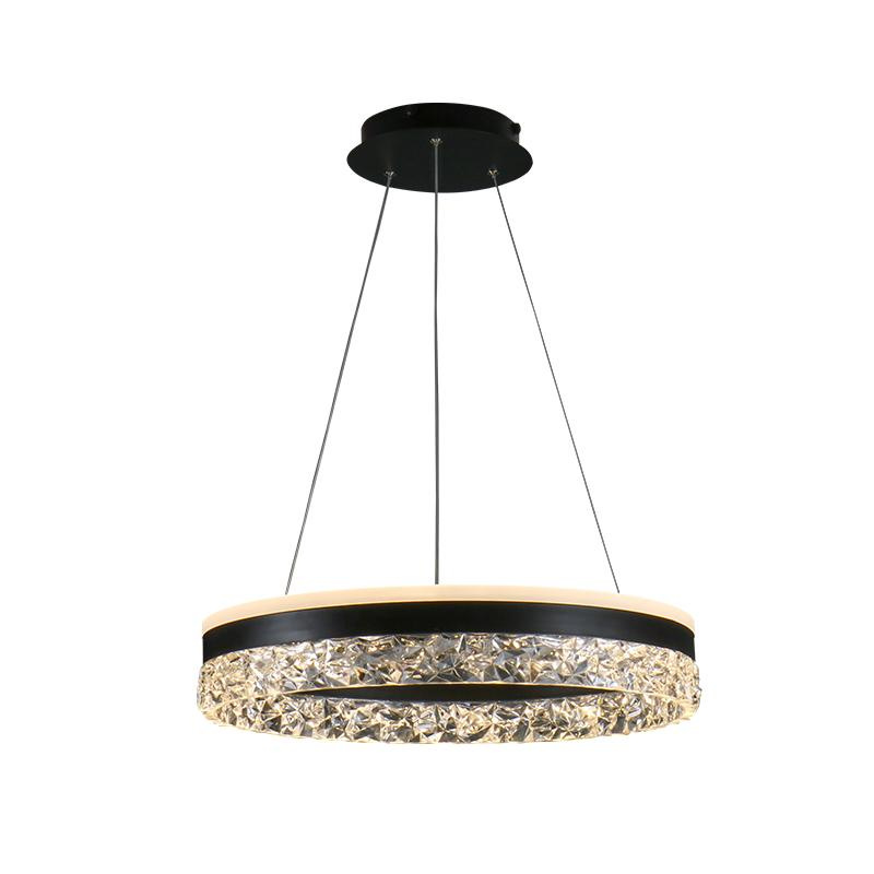 LED luxusné závesné krištáľové svietidlo s diaľkovým ovládačom 80W - TA2301/B 2