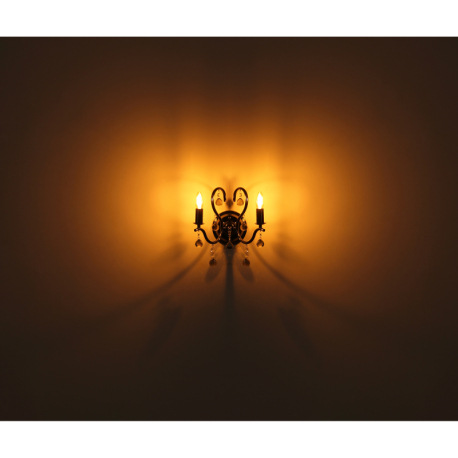 Závesné svietidlo, kov čierny chróm, číre sklenené krištále, krištále dymovej farby, výškovo nastavi 5