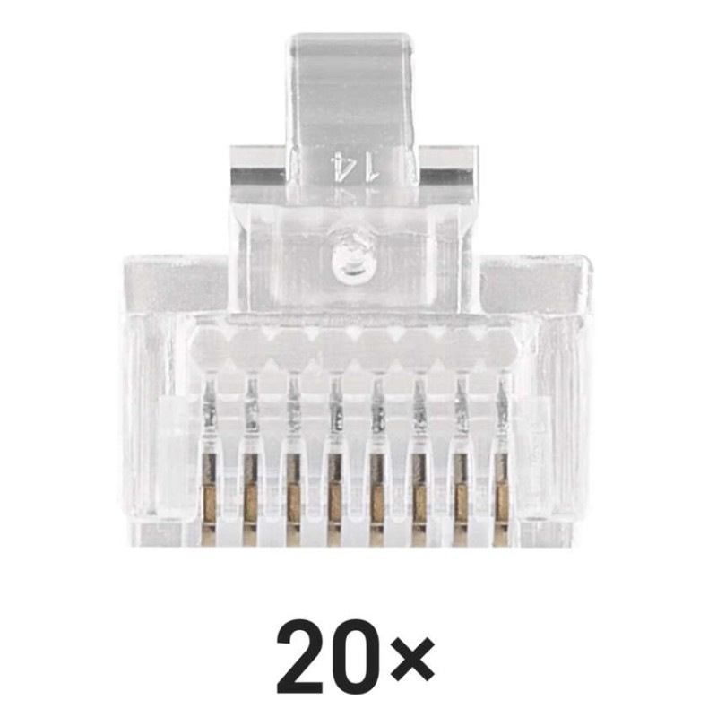 Konektor pre UTP kábel (lanko), priehľadná 3