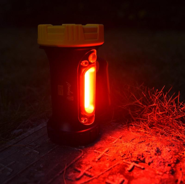 LED ručná nabíjacia baterka + powerbank - FS03R 14