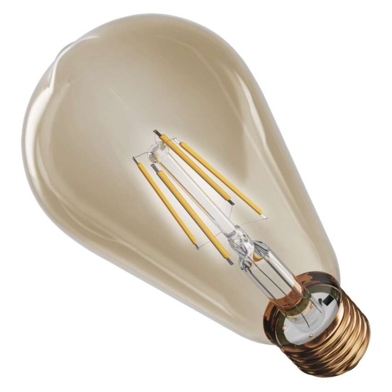 LED žiarovka Vintage ST64 / E27 / 4,5 W (40 W) / 420 lm / Teplá biela 10