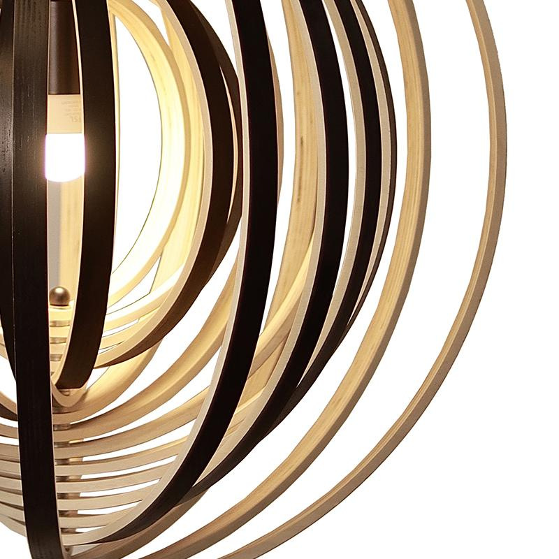 Závesné svietidlo z masívneho dreva E27 / 435 - WRE071 4