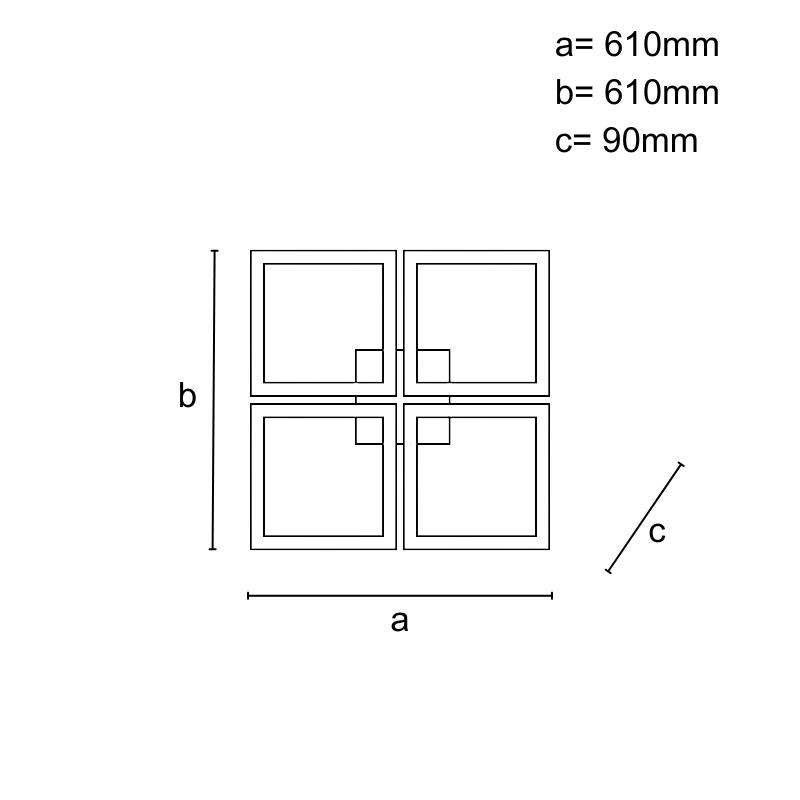LED stropné svietidlo s diaľkovým ovládačom 215W - J3353/B 1