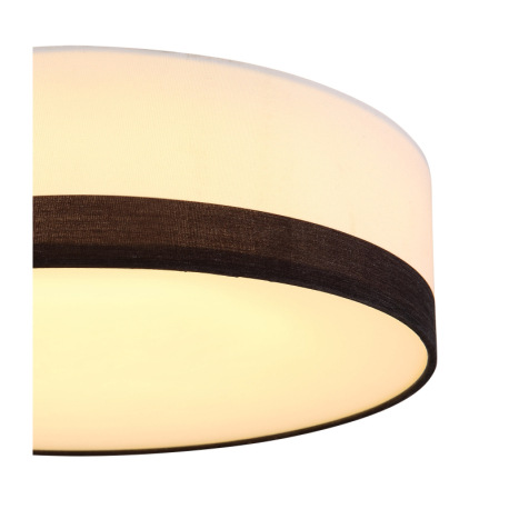 Stropné svietidlo, kov biely, plast biely čierny, 3 úrovne osvetlenia pomocou nástenného vypínača, Ø 5