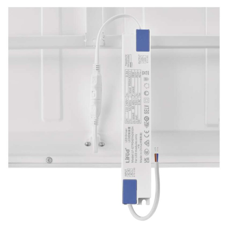 LED panel BAXXO 30×120, obdĺžnikový prisazeny biely, 36W neutr. b. 11