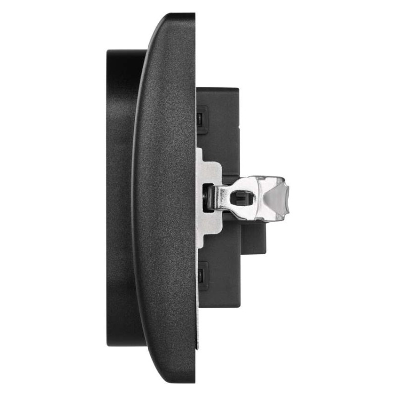 Zásuvka dvojnásobná, antracit 1