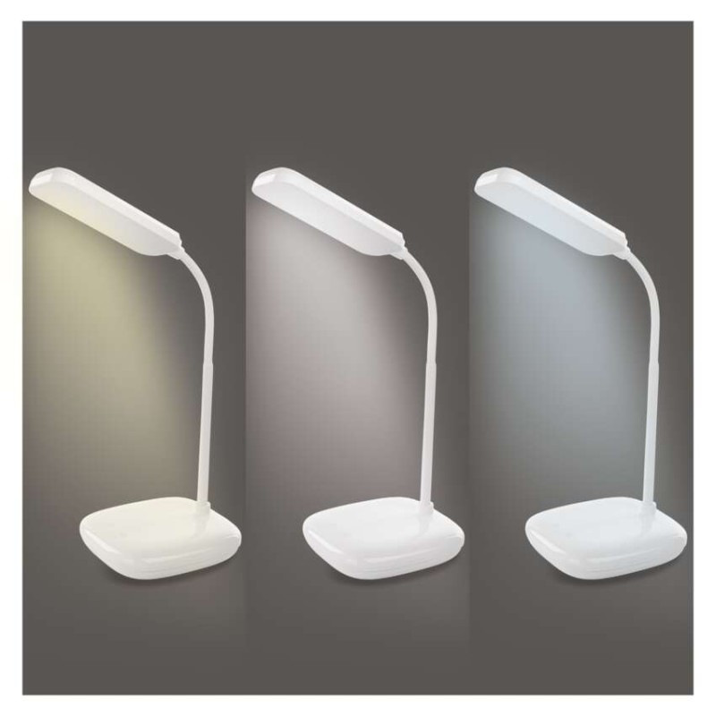 LED stolná lampa MOLLY, biela 14