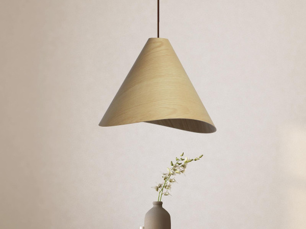 Závesné svietidlo z masívneho drevaE27 / 450 - WRE012