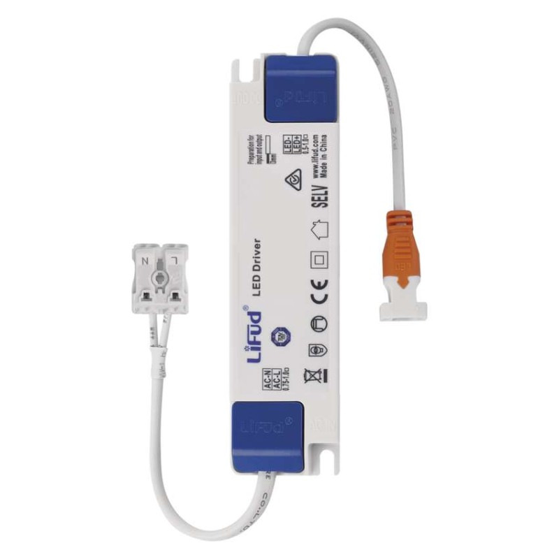 LED prisadené svietidlo, štvorec, strieborné, 28,5W, CCT 8