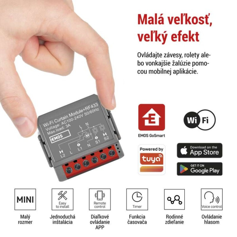 GoSmart modul motora IP-2121CW, WiFi, 1-kanálový 1