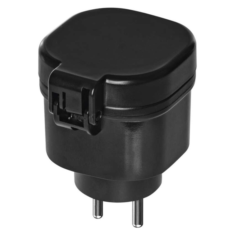 Diaľkovo ovládané zásuvky IP44, čierne 9