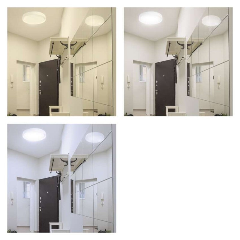 LED prisadené svietidlo ILVI, kruhové 30W, stmiev.so zmenou CCT 5