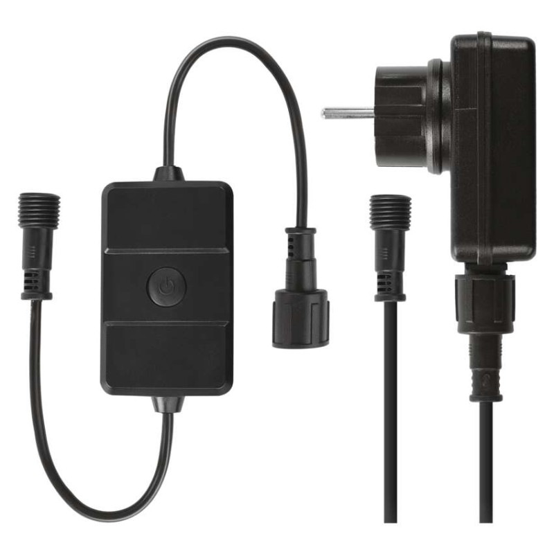 GoSmart LED svetelný reťazec – 15× párty žiarovky, 15 m, vonkajšie aj vnútorné, RGBIC WiFi 7