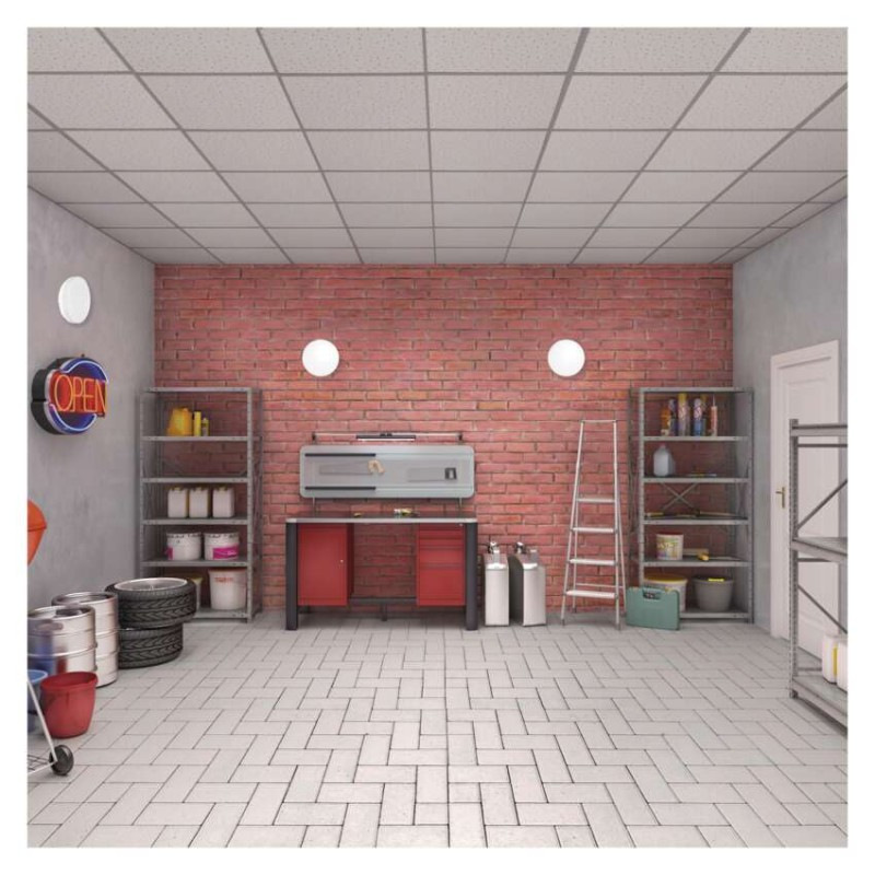 LED prisadené svietidlo TORI, kruhové biele 24W teplá b., IP54 3