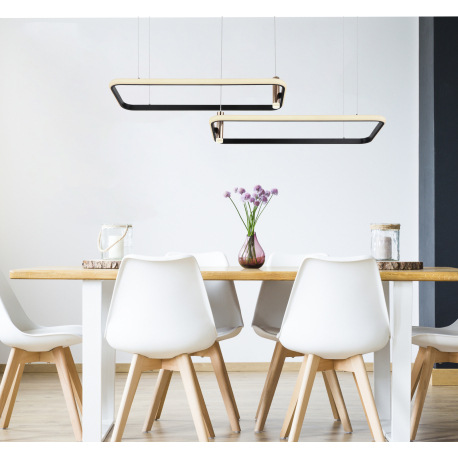 Závesné svietidlo, kov, hliník čierny, kov zlatý, akryl opál, pamäťová funkcia, nočné svetlo, stmiev 13