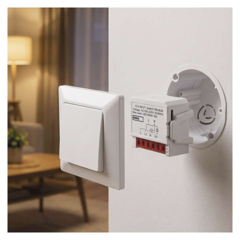 GoSmart spínací modul IP-2201SW, WiFi, 1-kanálový 11