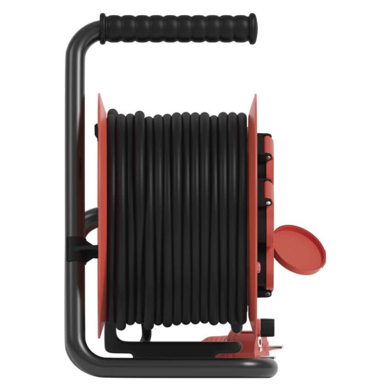 Vonkajší predlžovací kábel na bubne 25 m / 4 zásuvky / guma / 230 V / 1,0 mm2 / IP44 9