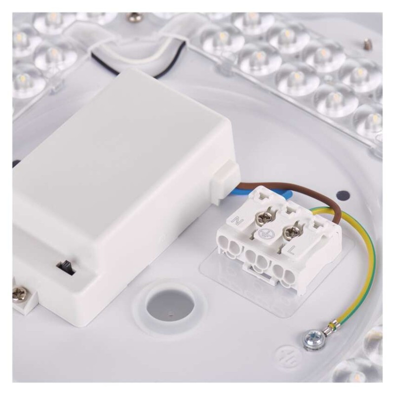 LED prisadené svietidlo RORI kruhové, biele, 17W, CCT 12