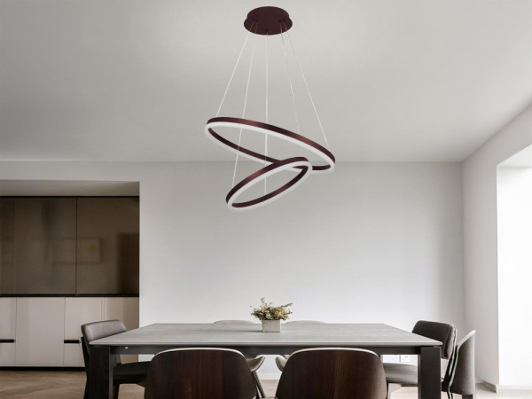 LED závesná lampa na lanku + diaľkový ovládač 70W - J4310/BR 9