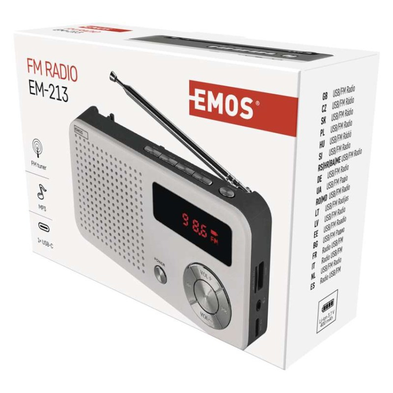 Rádio s mp3 EMOS EM-213 6