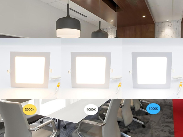 LED vsadený panel 12W / PS / SMD / CCT / WH - LPL233 4