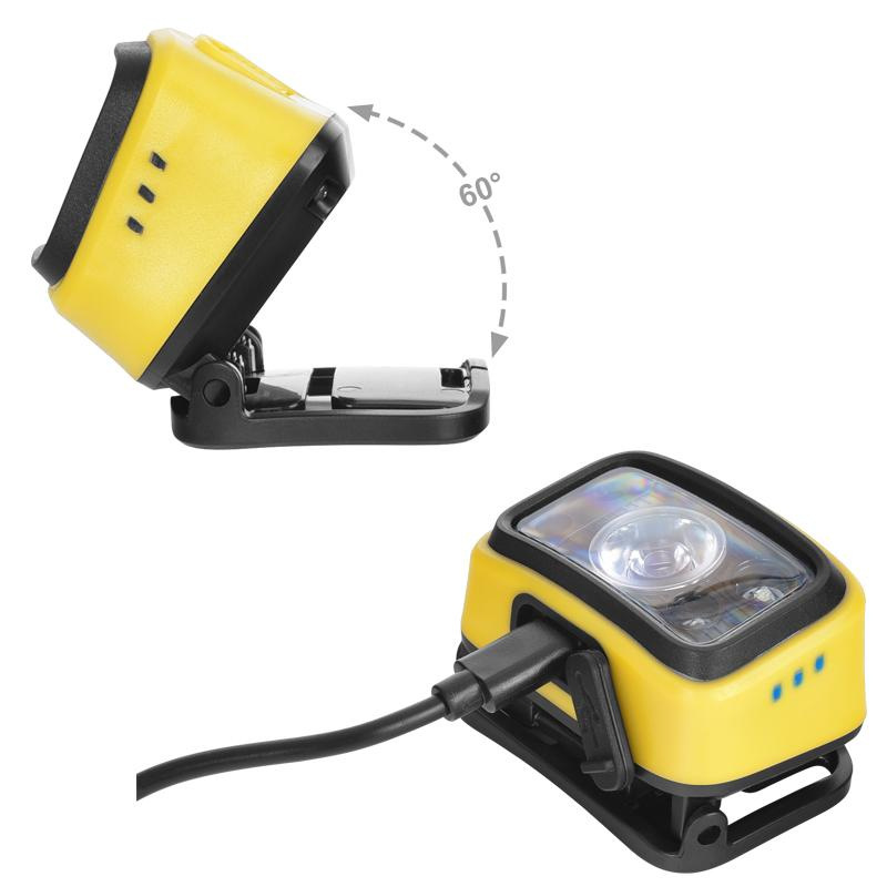 LED nabíjacia čelovka so senzorom - LH03R 5