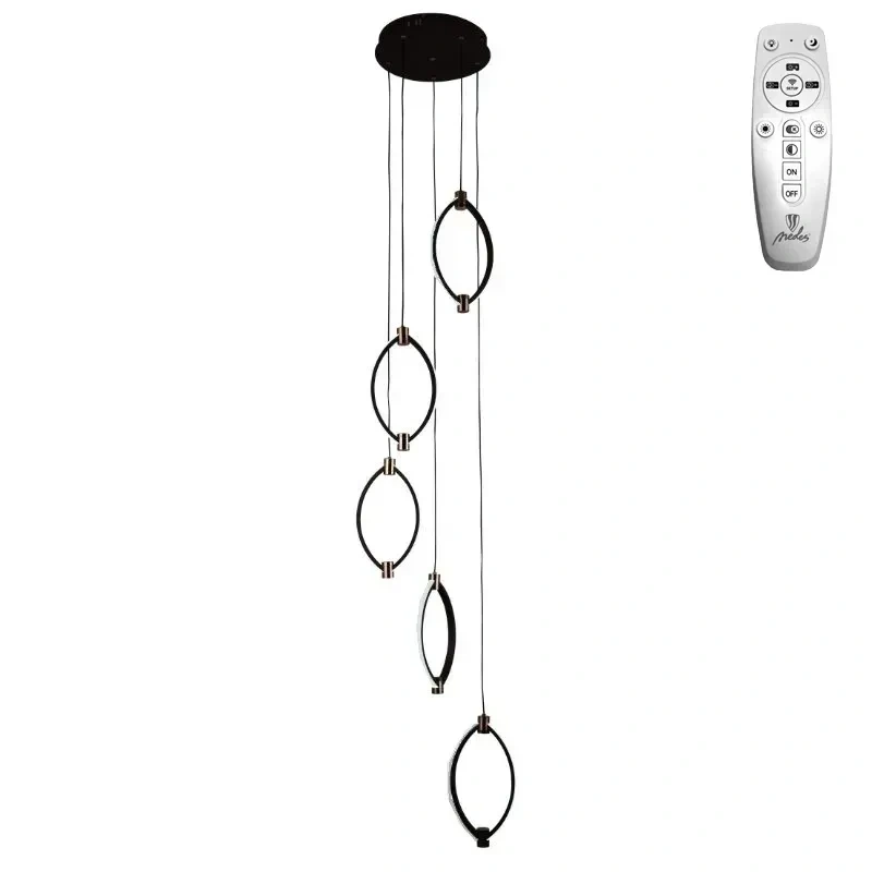 LED visiaca lampa + diaľkový ovládač 70W - J4349/BR 6