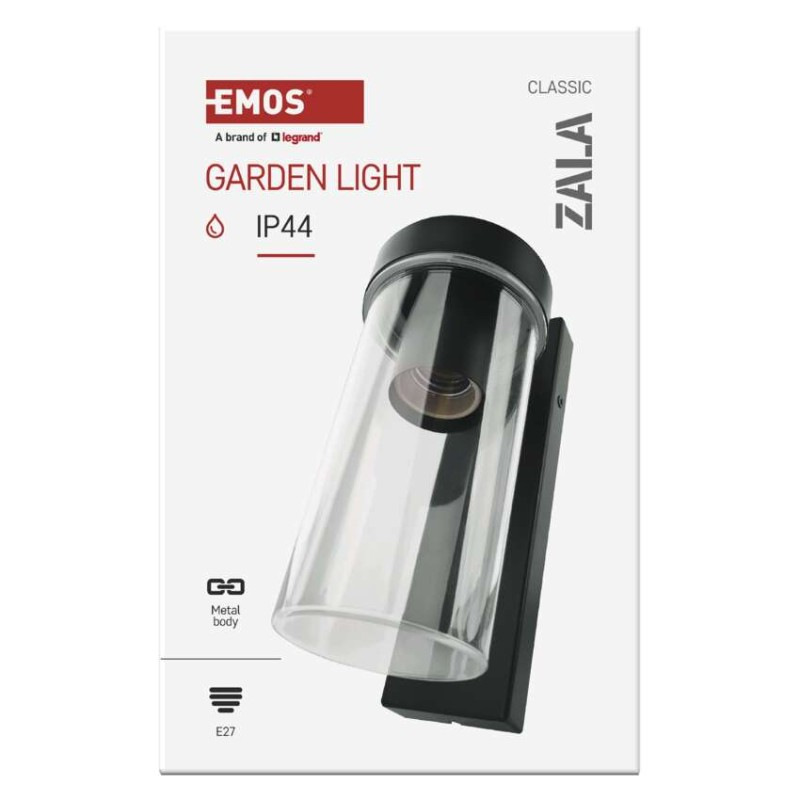 Záhradné nástenné svietidlo ZALA, 14,5 x 8,9 x 26,2 cm, 1 x E27, 15 W 11