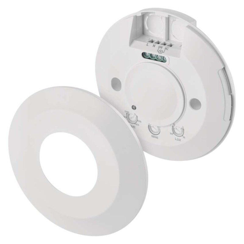 MW senzor (pohybové čidlo) IP20 2000W, biely 9