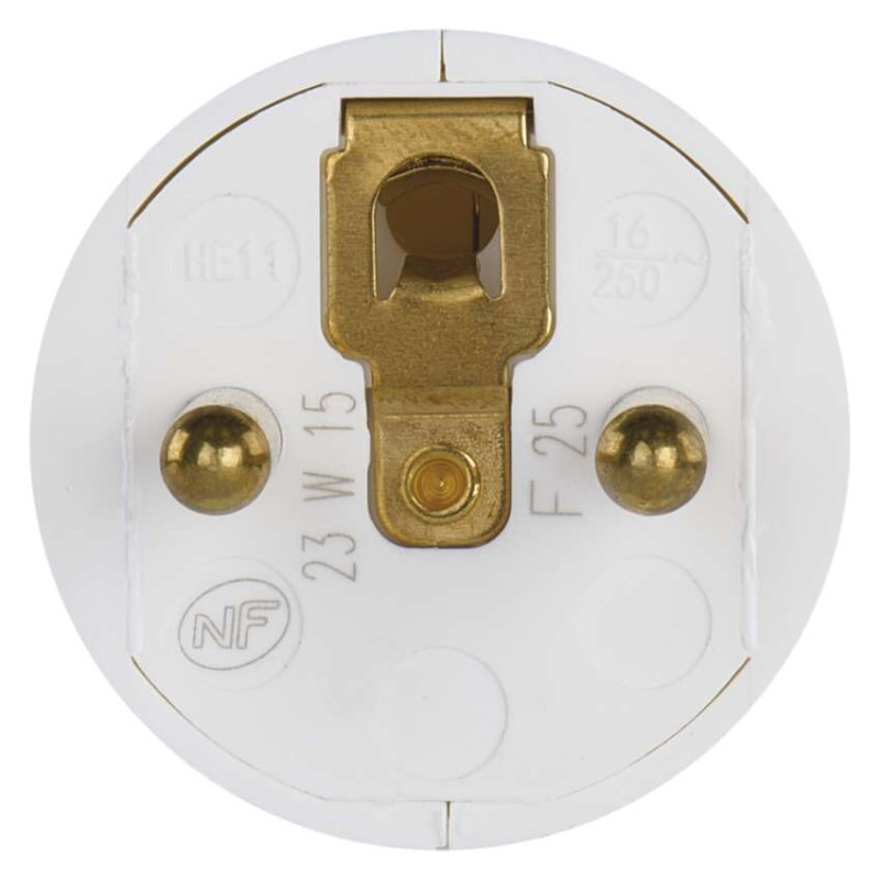 Legrand vidlica priama, biela 1