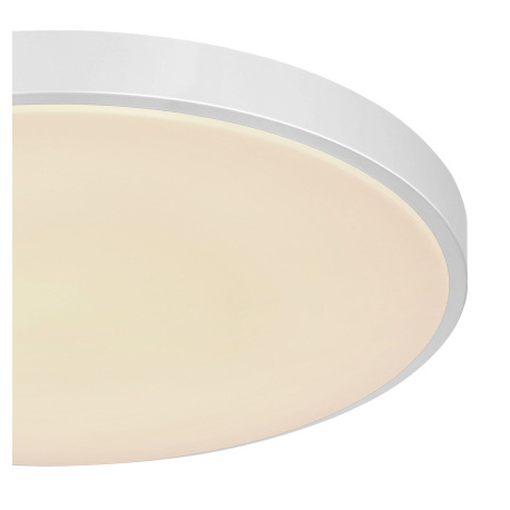 Stropné svietidlo, kov biely, plast strieborný, akryl biely, pamäťová funkcia, nočné svetlo, stmieva 14