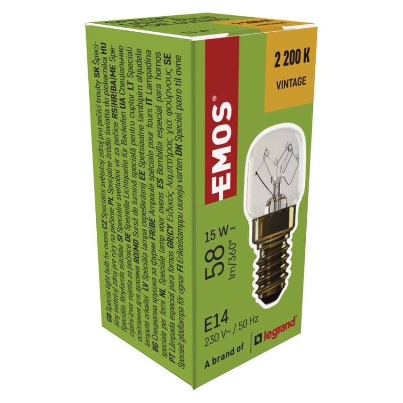 Žiarovka do rúry na pečenie T22 / E14 / 15 W / 58 lm / 300 °C 4