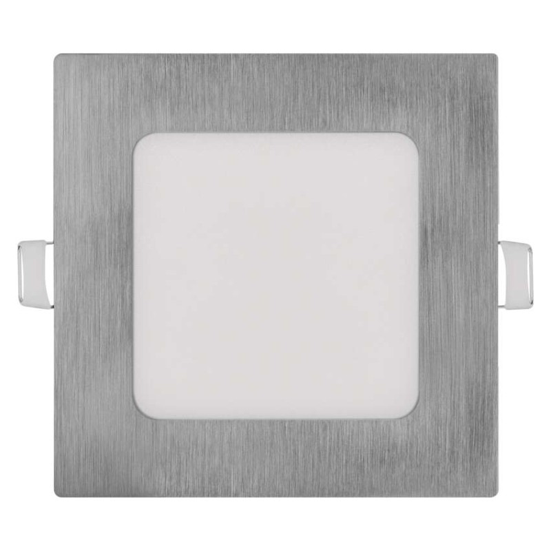 LED vstavané svietidlo NEXXO, štvorec, strieborné, 7W, CCT 3