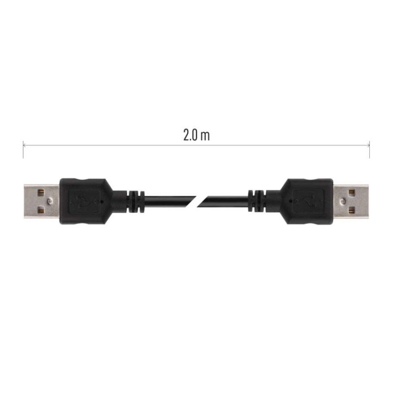 USB kábel 2.0 A vidlica – A vidlica 2m 4