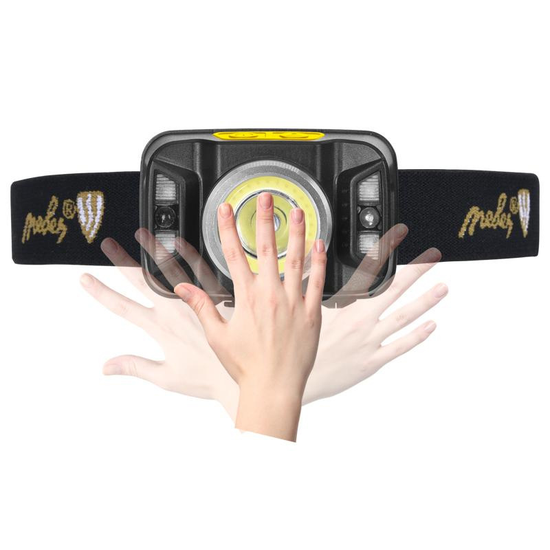 LED nabíjacia čelovka so senzorom - LH05R 5