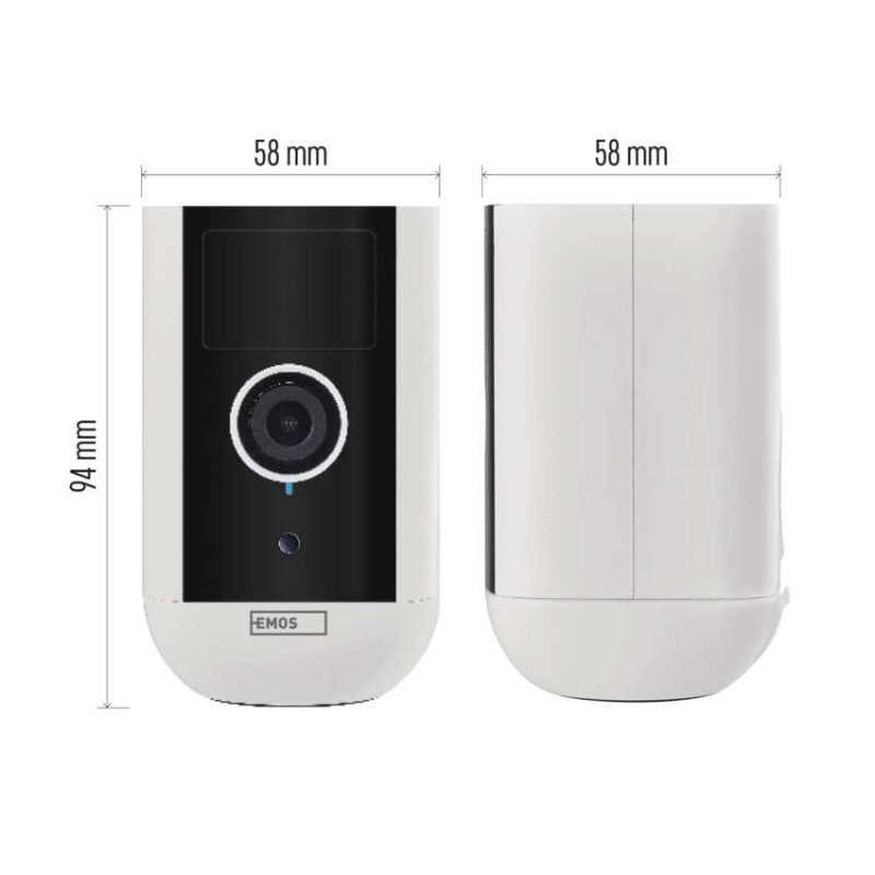 GoSmart Vonkajšia batériová kamera IP-210 SNAP s WiFi 4