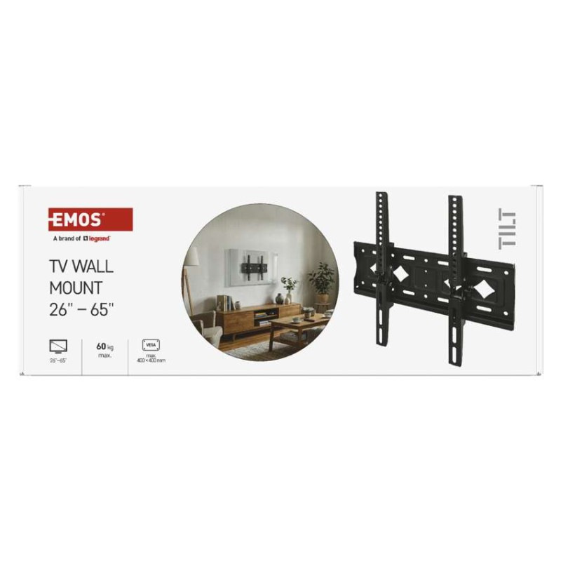 Naklápací nástenný TV držiak 26–65" (65–165 cm) 7
