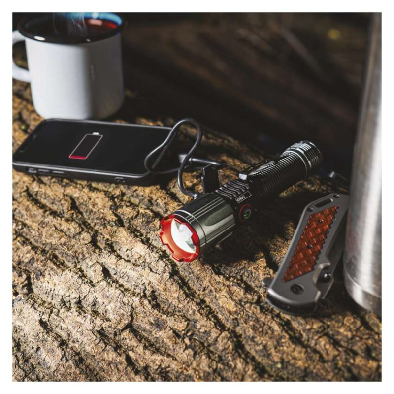 LED nabíjacie kovové svietidlo 1200 lm, 2200 mAh 6