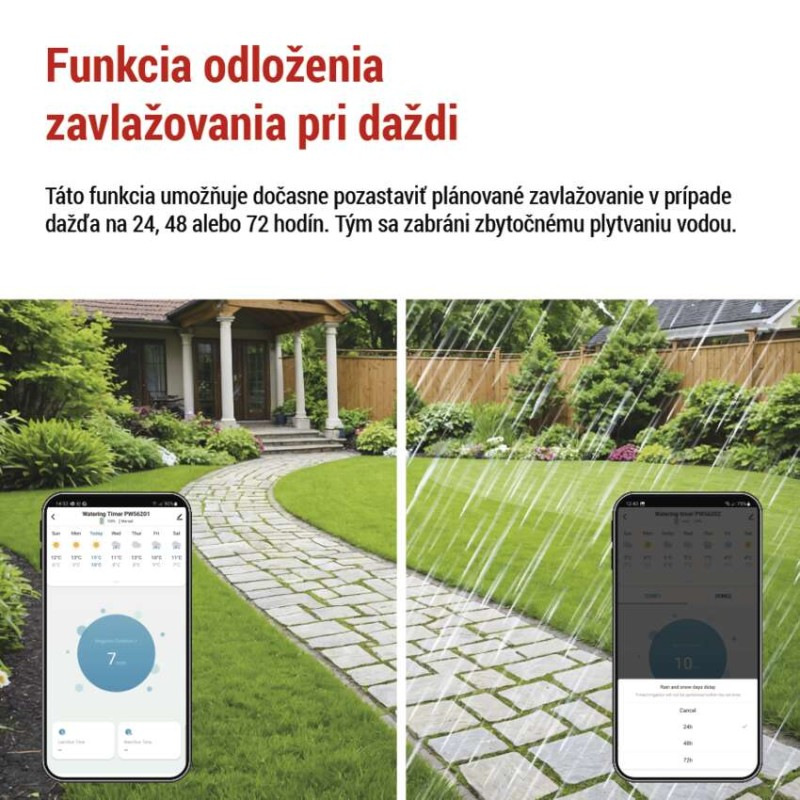 Časovač zavlažovania GoSmart, Bluetooth 5.0, 1 výstup 5