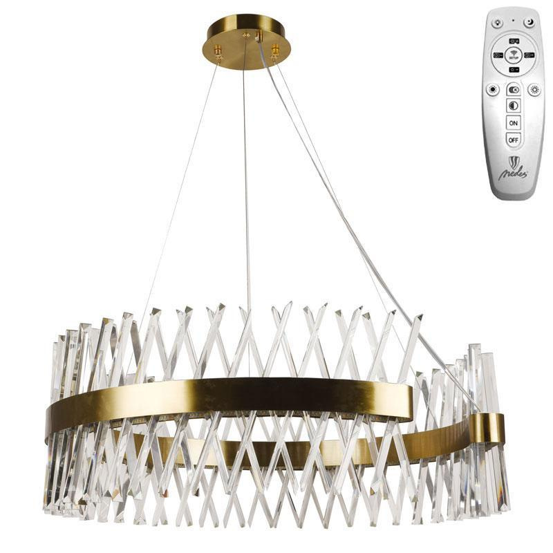 LED krištáľový luster + diaľkový ovládač 175W - J6305/C 4