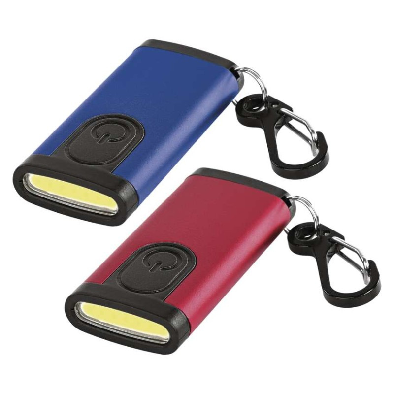 Nabíjacia mini LED baterka - prívesok na kľúče, 100 lm, 12 ks, display box 6