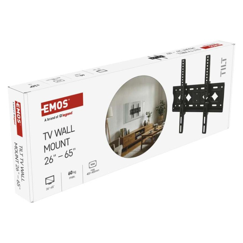 Naklápací nástenný TV držiak 26–65" (65–165 cm) 10