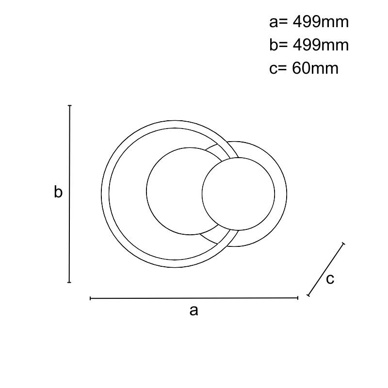 LED stropné svietidlo s diaľkovým ovládačom 80W - J1333/W 5