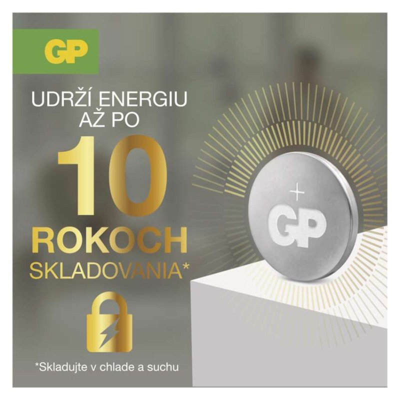 Lítiová gombíková batéria GP CR2032 2