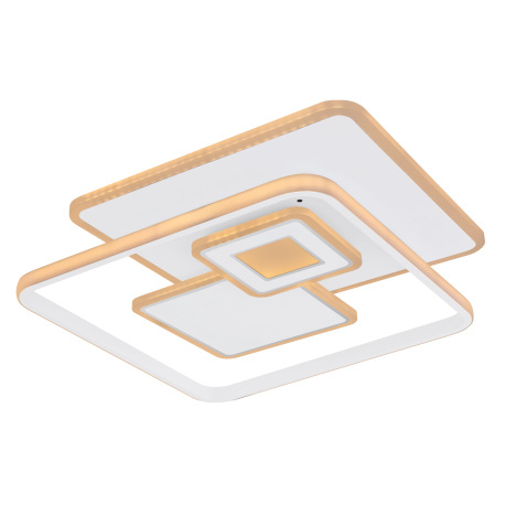 Stropné svietidlo, kov biely, chróm, akryl biely, pamäťová funkcia, nočné svetlo, stmievateľné, diaľ 19