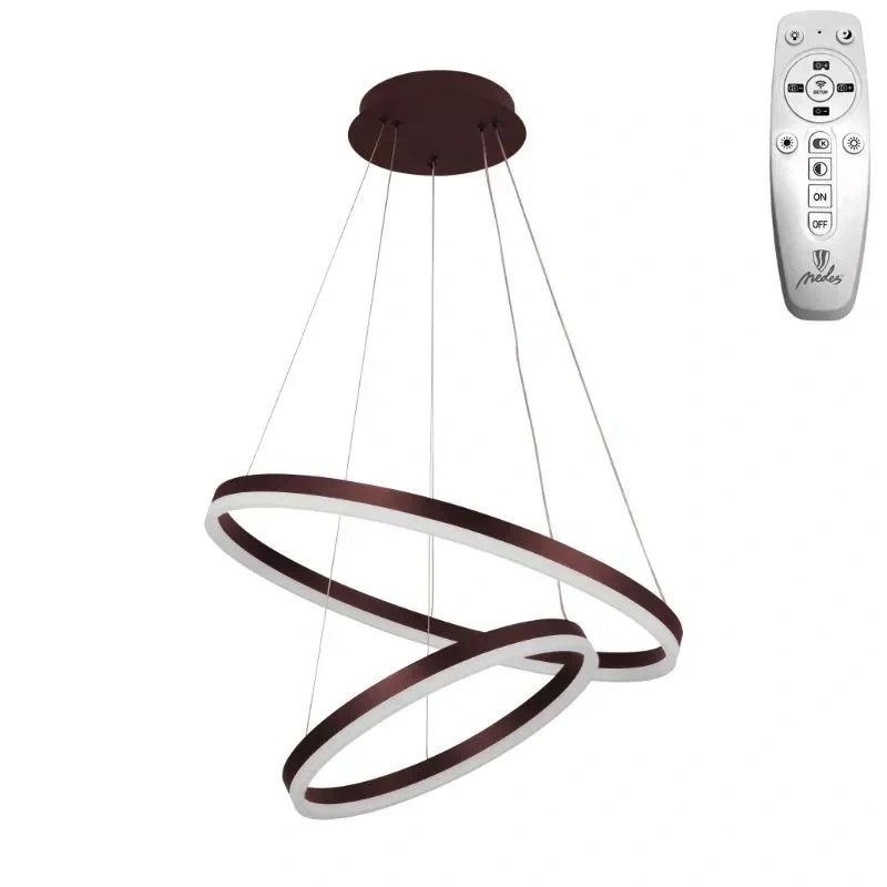 LED závesná lampa na lanku + diaľkový ovládač 70W - J4310/BR 1